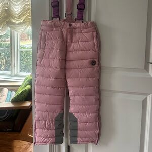 Pink Kids Snow Pants (8-9yrs)
